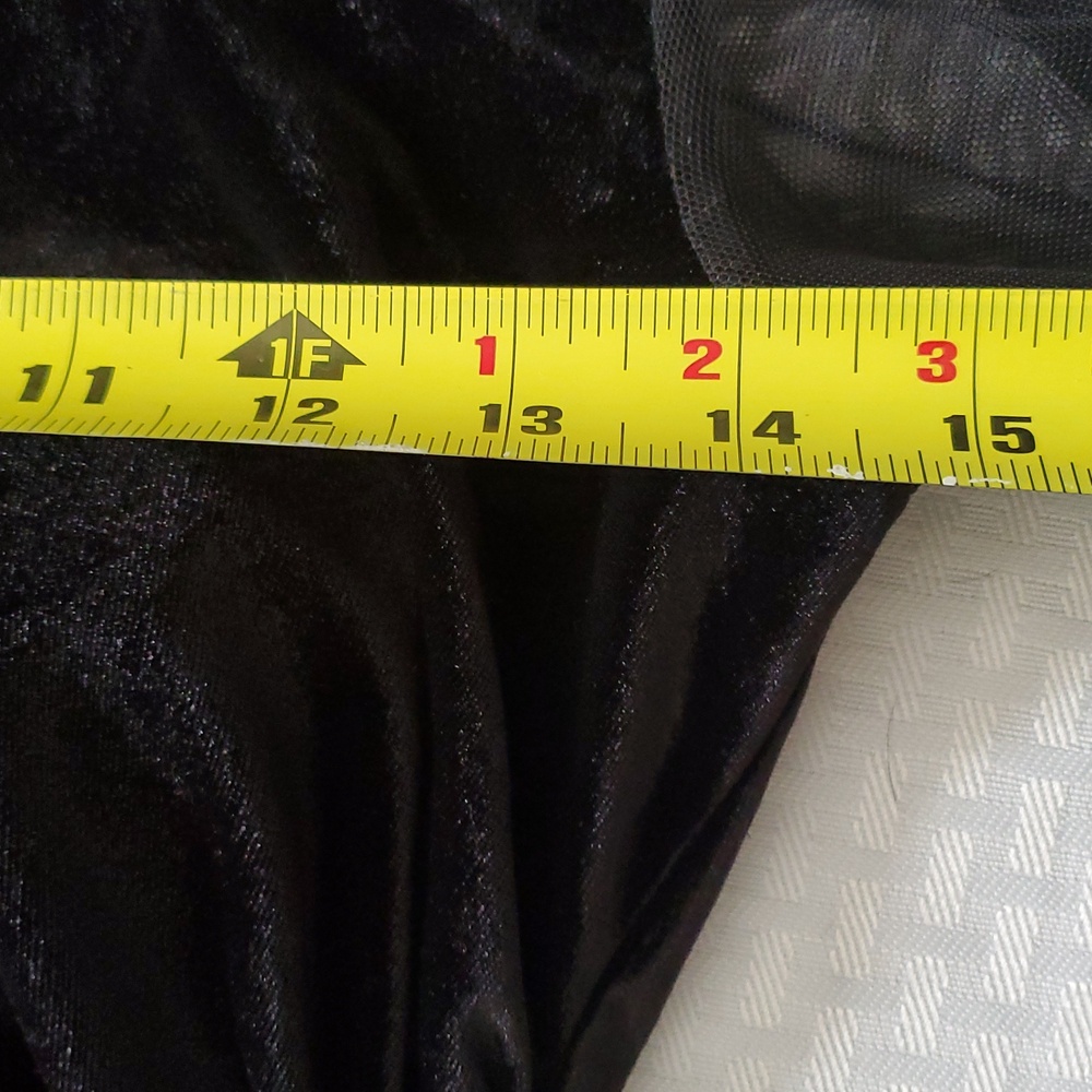 Nwot Eliza J Black Ruched Long Sleeve Cocktail Gown - Picture 13 of 15